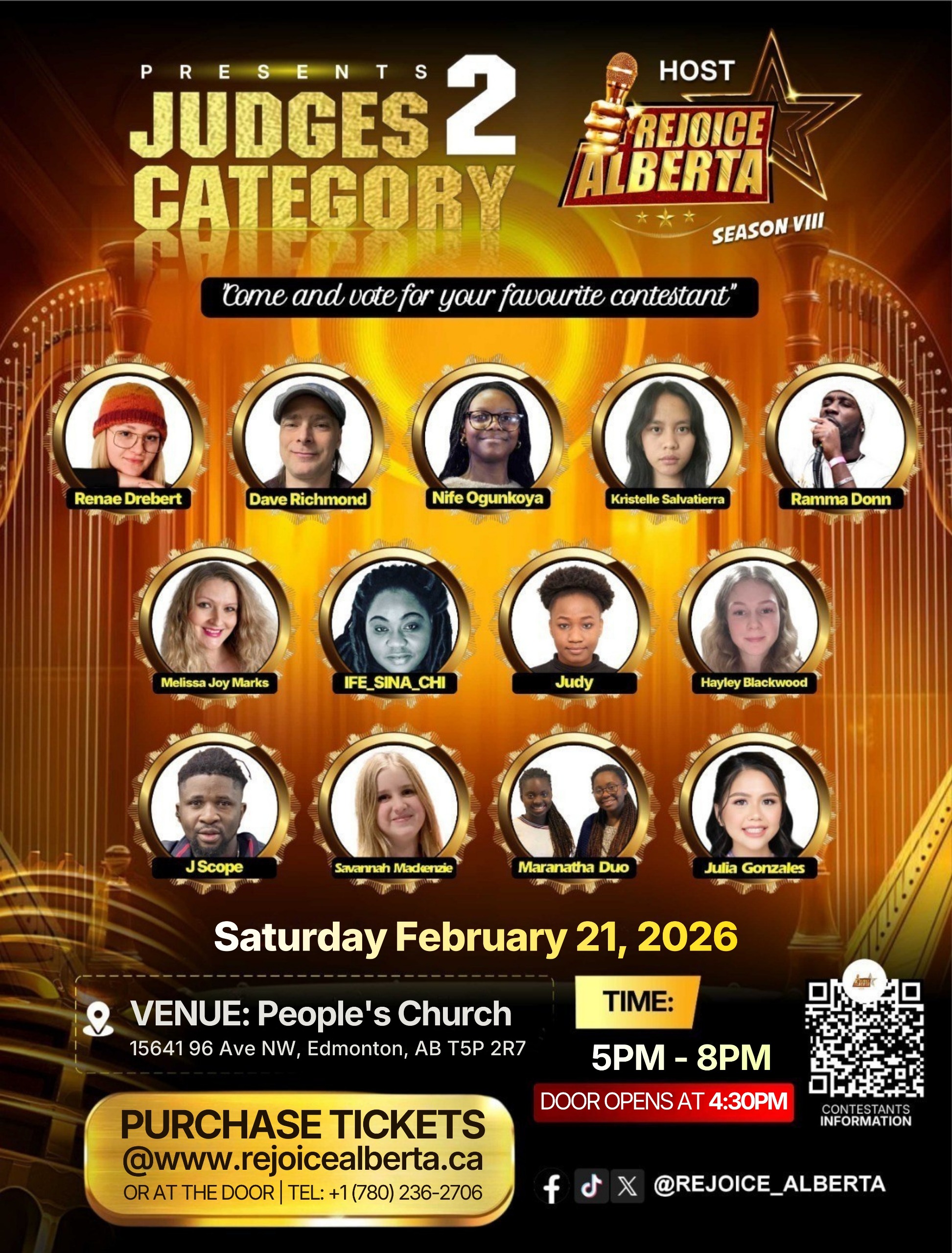 Rejoice Alberta Season 8 – Live Stream Access